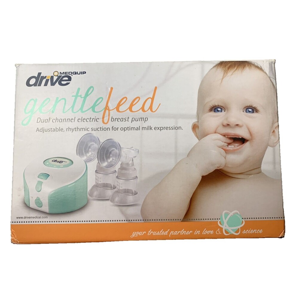Drive Medquip Gentlefeed Dual Electric Breast Pump Open Box Complete